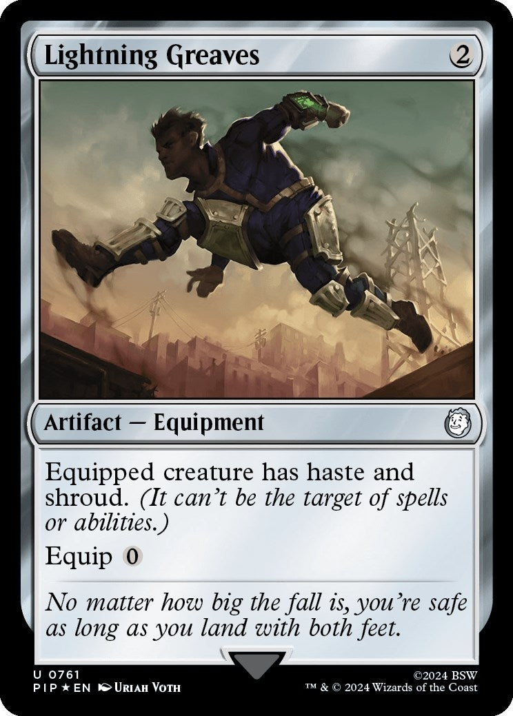 Image for Lightning Greaves (Surge Foil) (761) - Magic: The Gathering