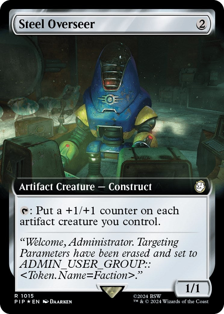 Image for Steel Overseer (Extended Art) (Surge Foil) (1015) - Magic: The Gathering