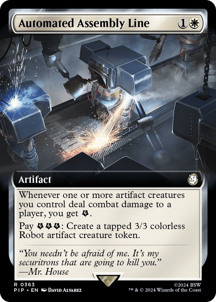 Image for Automated Assembly Line (Extended Art) (363) - Magic: The Gathering