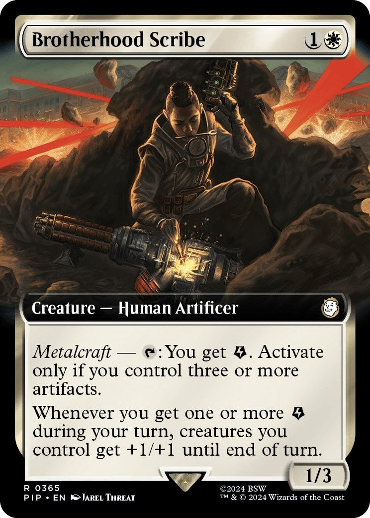 Image for Brotherhood Scribe (Extended Art) (365) - Magic: The Gathering