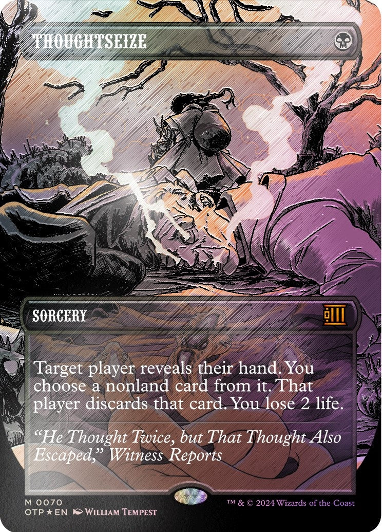 Image for Thoughtseize (Textured Foil) (70) - Magic: The Gathering