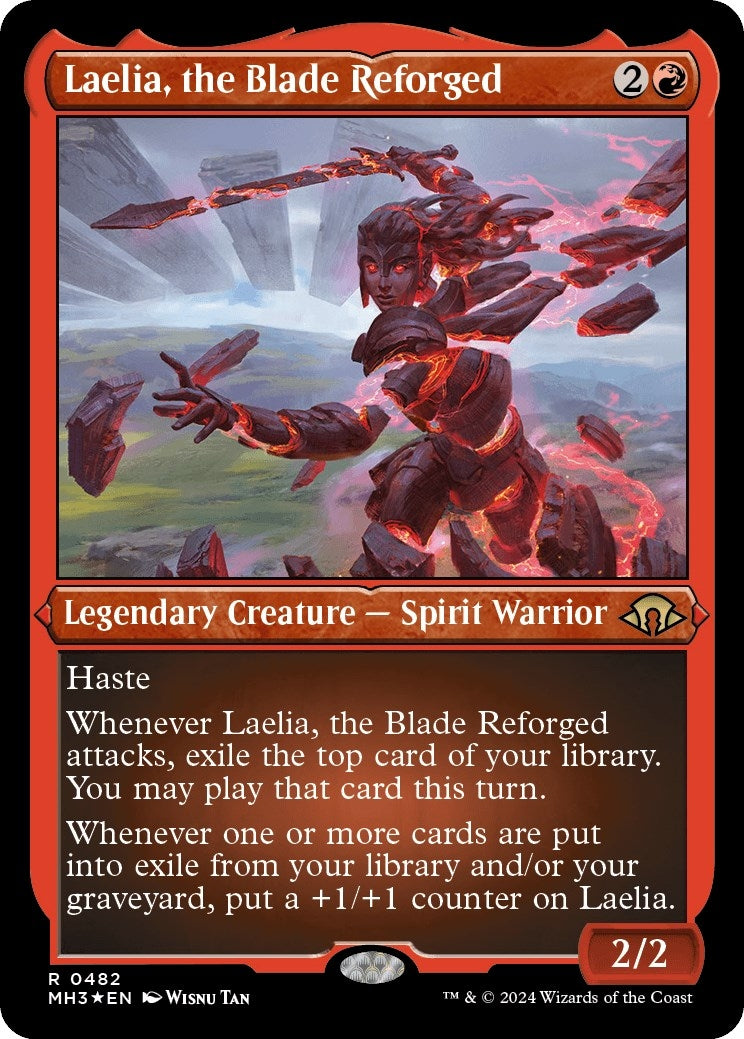 Image for Laelia, the Blade Reforged (Foil Etched) (482) - Magic: The Gathering