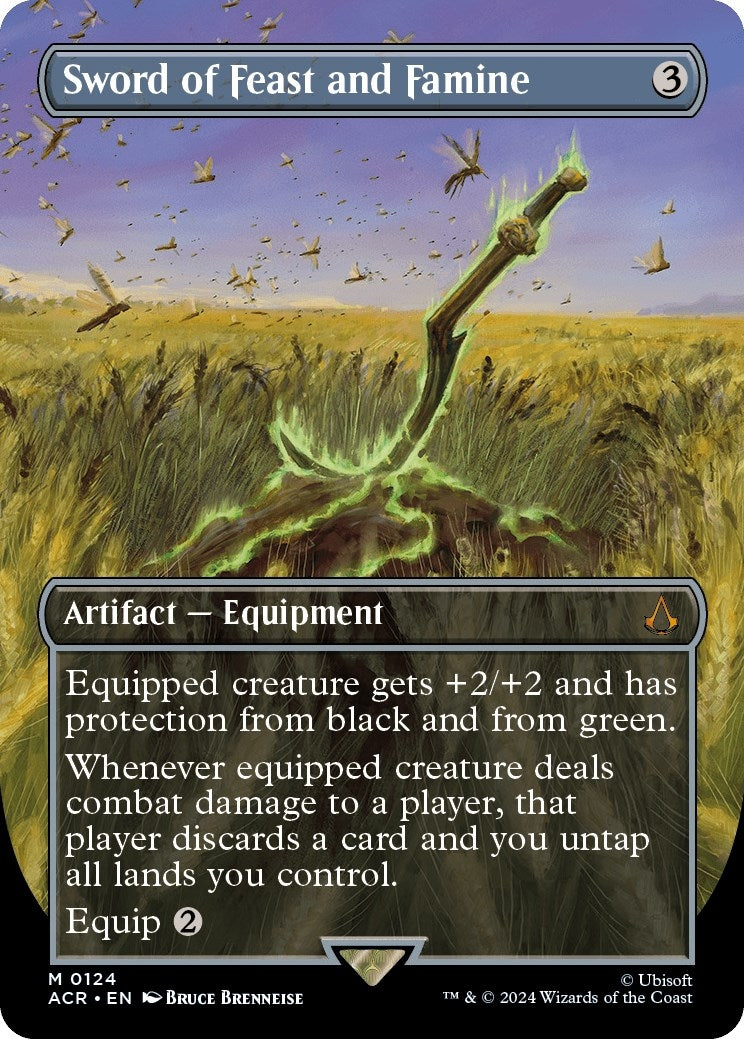 Image for Sword of Feast and Famine (Borderless) (124) - Magic: The Gathering