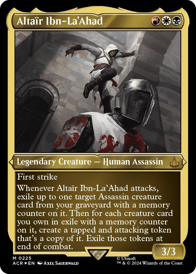 Image for Altair Ibn-La'Ahad (Foil Etched) (225) (ACR) - Magic: The Gathering