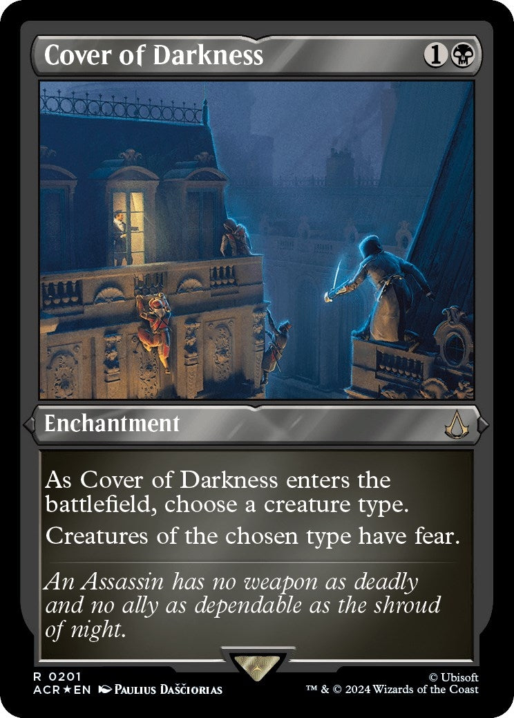 Image for Cover of Darkness (Foil Etched) (201) - Magic: The Gathering