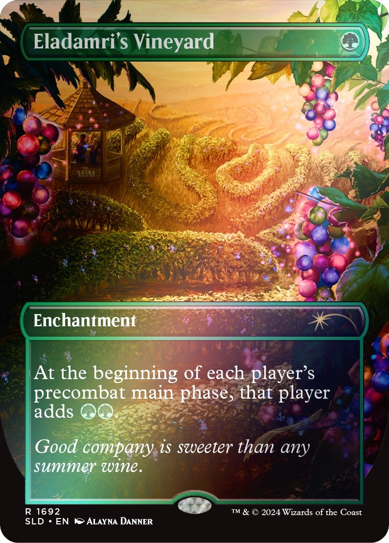 Image for Eladamri's Vineyard (Rainbow Foil) (1692) - Magic: The Gathering