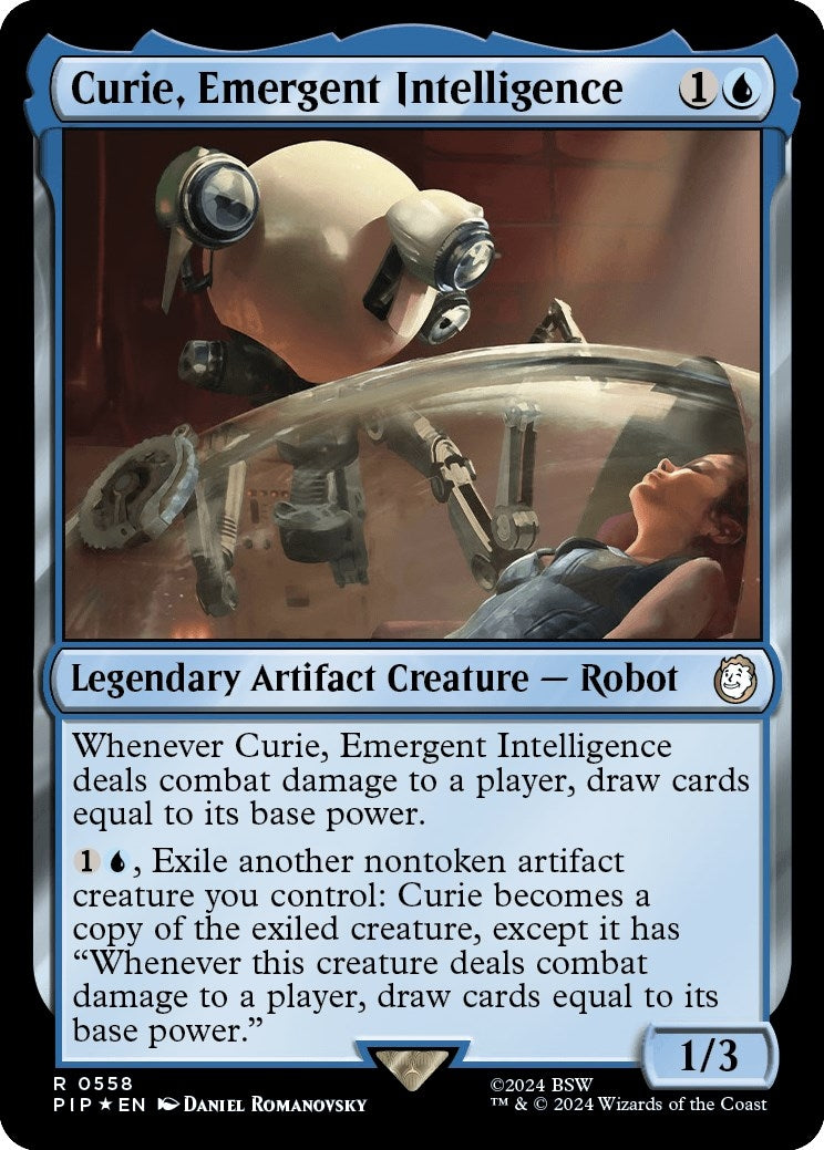 Image for Curie, Emergent Intelligence (Surge Foil) (558) - Magic: The Gathering