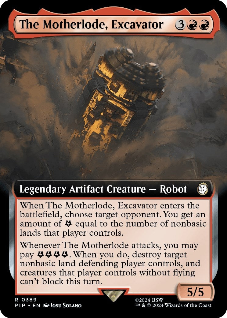Image for The Motherlode, Excavator (Extended Art) (389) - Magic: The Gathering
