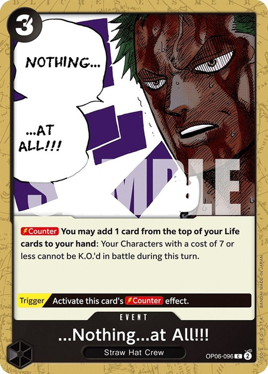 ...Nothing...at All!!! (OP06-096) (OP06)