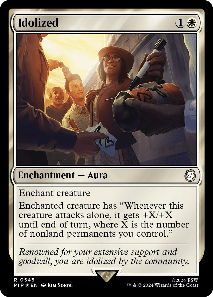 Image for Idolized (Surge Foil) (545) - Magic: The Gathering