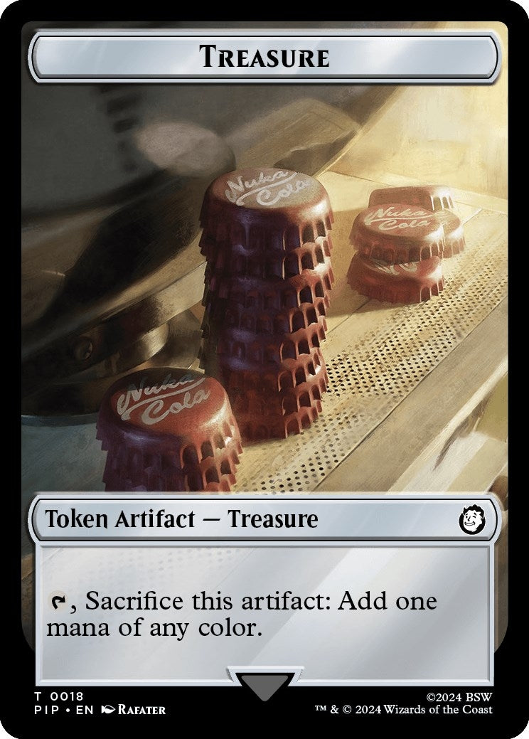 Image for Treasure (0018) // Energy Reserve Double-Sided Token (18 // 21) - Magic: The Gathering