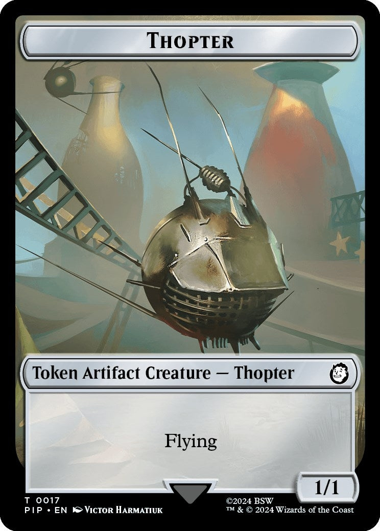 Image for Thopter // Treasure (0018) Double-Sided Token (17 // 18) - Magic: The Gathering