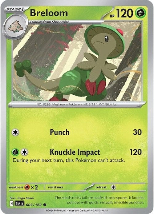 Image for Breloom (007/162) (TEF) - Pokemon