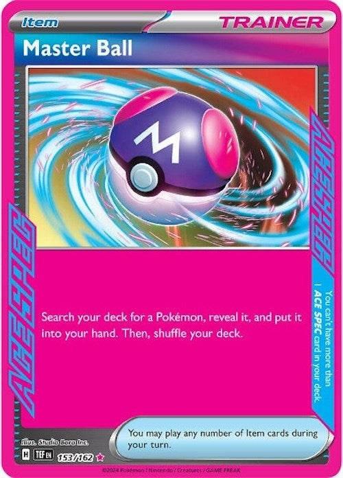 Image for Master Ball (153/162) (TEF) - Pokemon