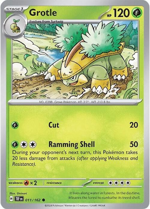 Image for Grotle (011/162) (TEF) - Pokemon