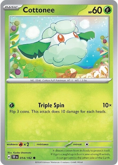 Image for Cottonee (014/162) (TEF) - Pokemon