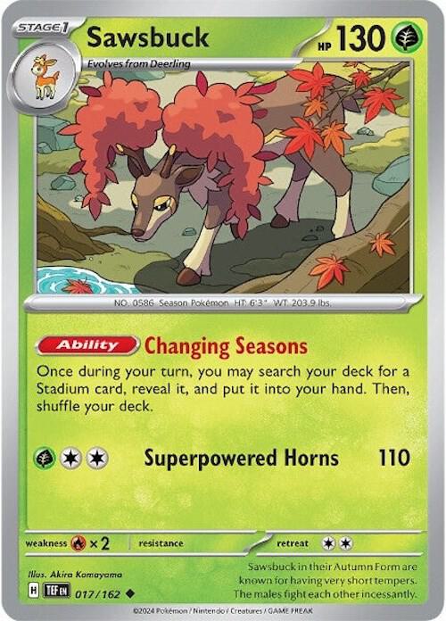 Sawsbuck (017/162) (TEF)