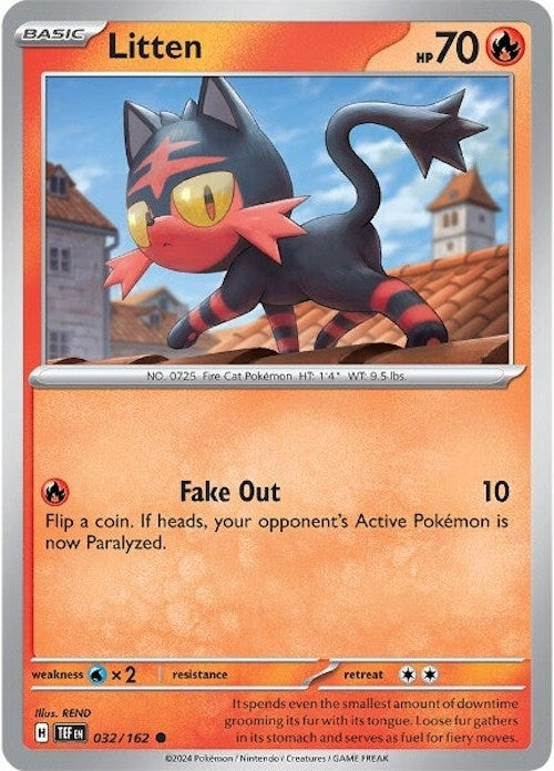 Image for Litten (032/162) (TEF) - Pokemon
