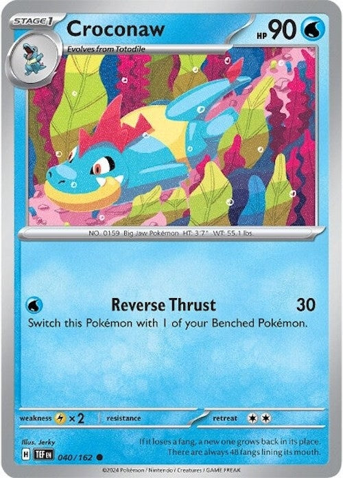 Image for Croconaw (040/162) (TEF) - Pokemon