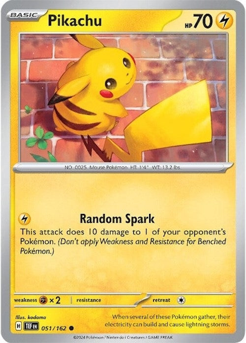 Image for Pikachu (051/162) (TEF) - Pokemon