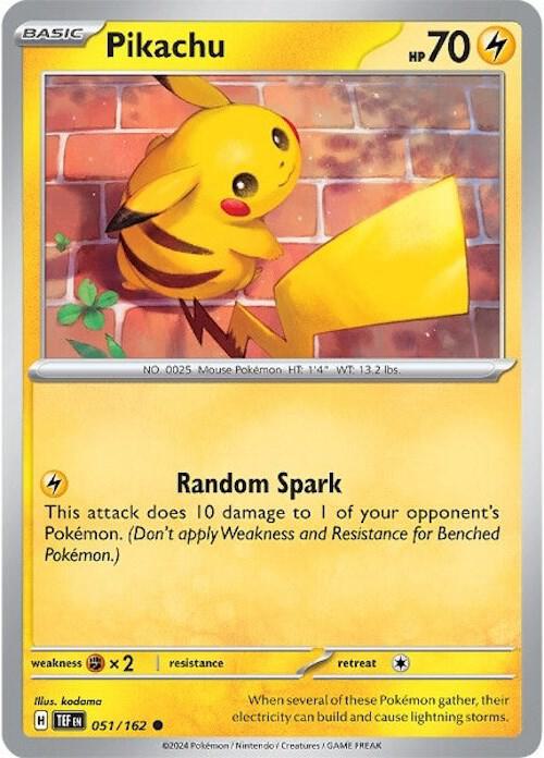 Image for Pikachu (051/162) (TEF) - Pokemon