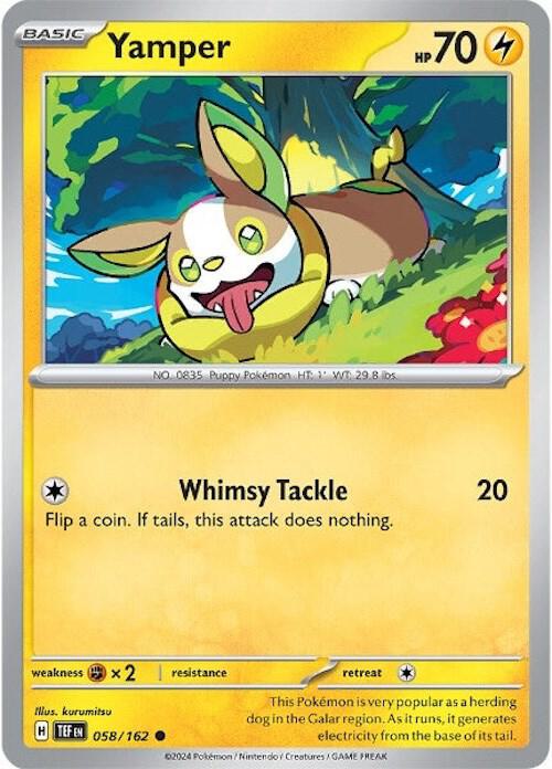 Image for Yamper (058/162) (TEF) - Pokemon