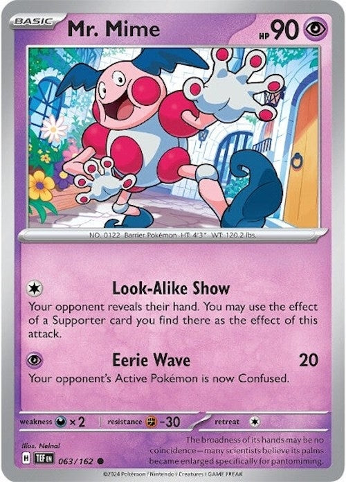 Image for Mr. Mime (063/162) (TEF) - Pokemon
