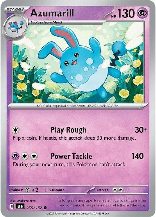 Image for Azumarill (065/162) (TEF) - Pokemon