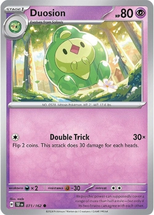 Image for Duosion (071/162) (TEF) - Pokemon