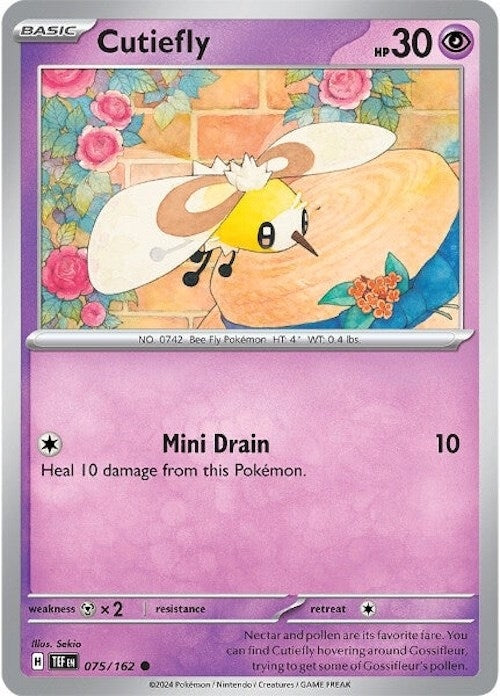 Image for Cutiefly (075/162) (TEF) - Pokemon