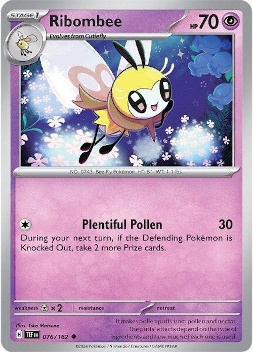 Image for Ribombee (076/162) (TEF) - Pokemon