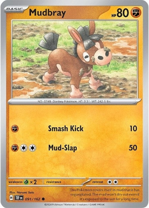 Image for Mudbray (091/162) (TEF) - Pokemon