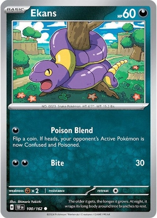 Image for Ekans (100/162) (TEF) - Pokemon