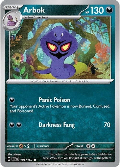 Image for Arbok (101/162) (TEF) - Pokemon