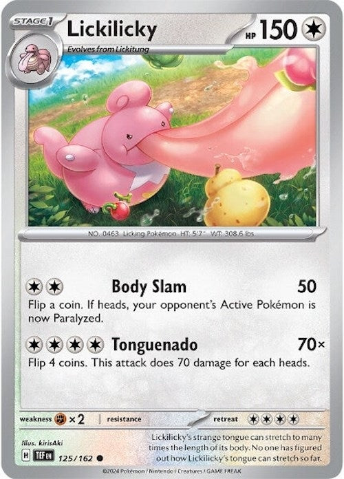 Image for Lickilicky (125/162) (TEF) - Pokemon