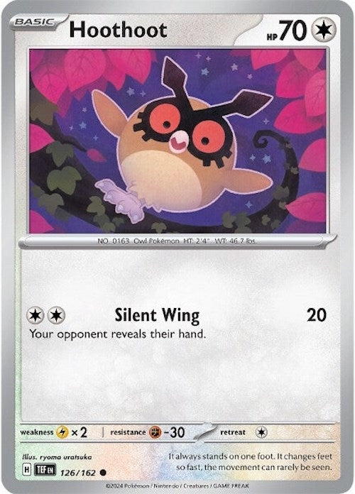 Image for Hoothoot (126/162) (TEF) - Pokemon