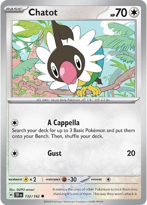 Image for Chatot (132/162) (TEF) - Pokemon