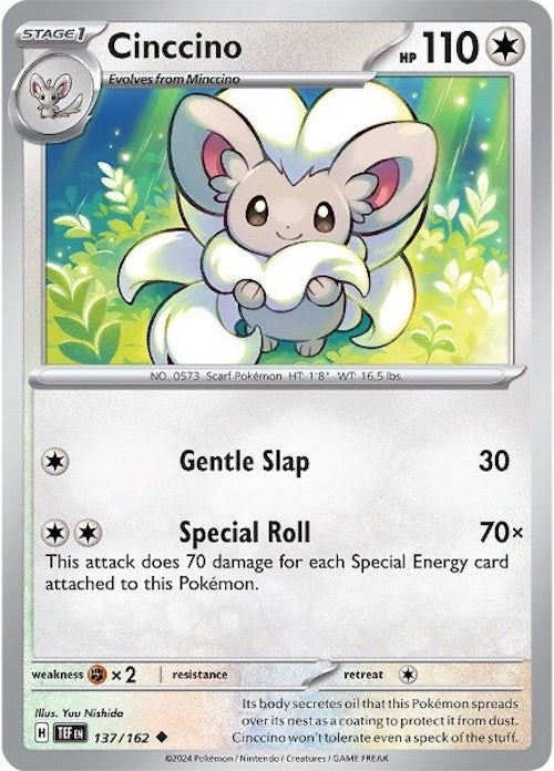 Image for Cinccino (137/162) (TEF) - Pokemon