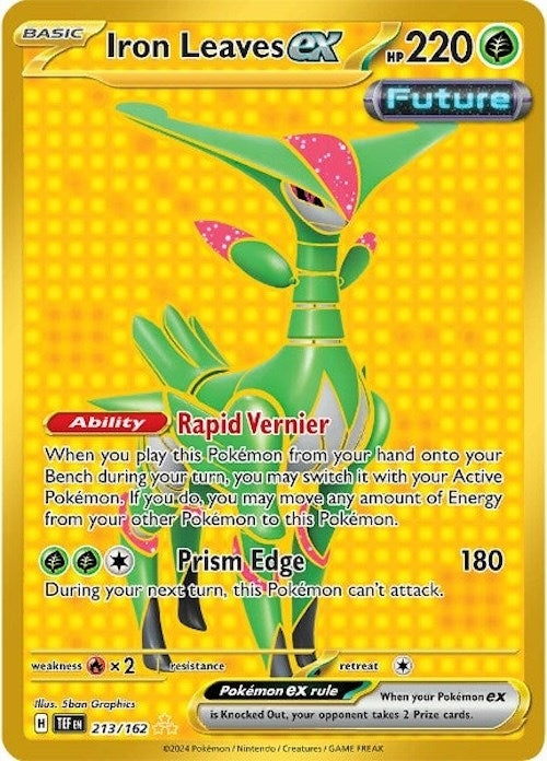 Image for Iron Leaves ex (213/162) (TEF) - Pokemon