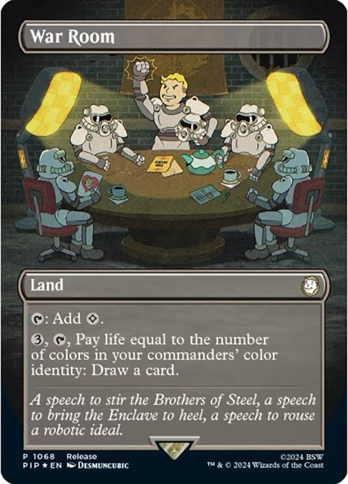 Image for War Room (Borderless) (1068) - Magic: The Gathering