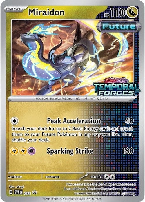 Image for Miraidon - 092 (Prerelease) (092) (SVP) - Pokemon