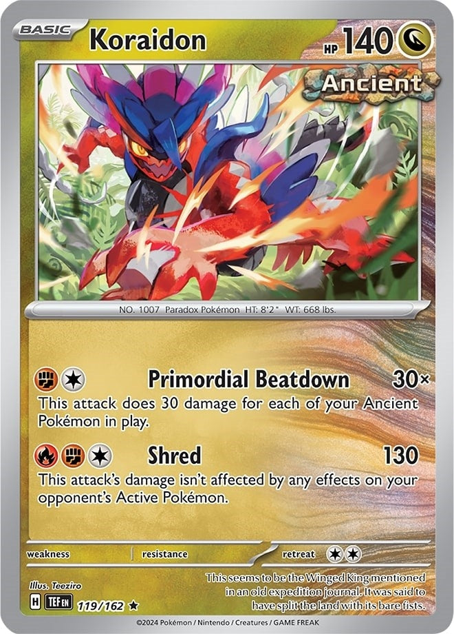 Image for Koraidon (119/162) (PR) - Pokemon