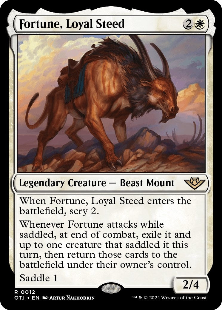 Image for Fortune, Loyal Steed (12) - Magic: The Gathering