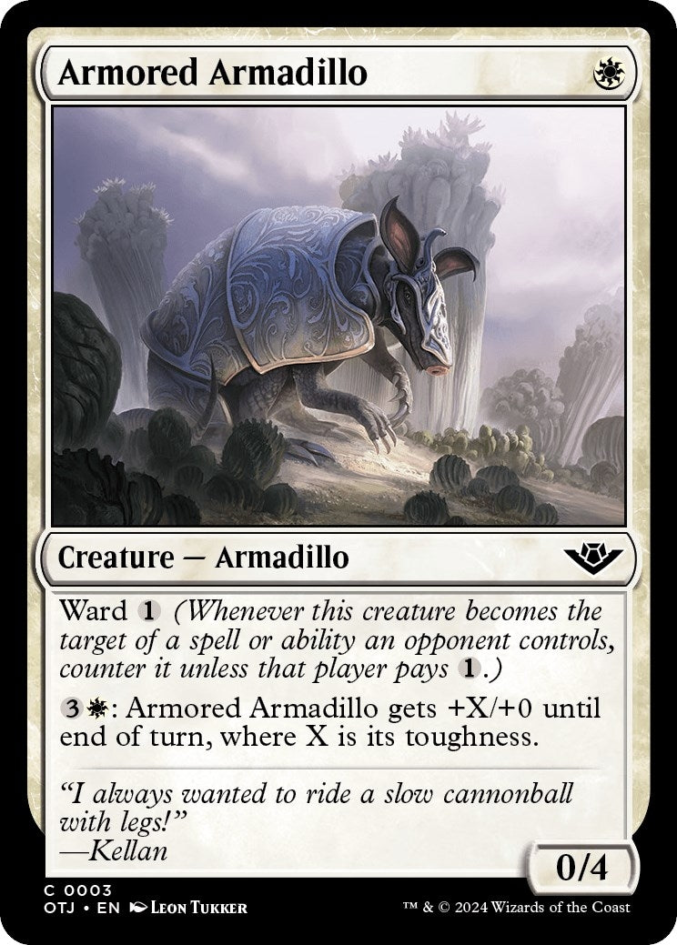 Image for Armored Armadillo (3) - Magic: The Gathering