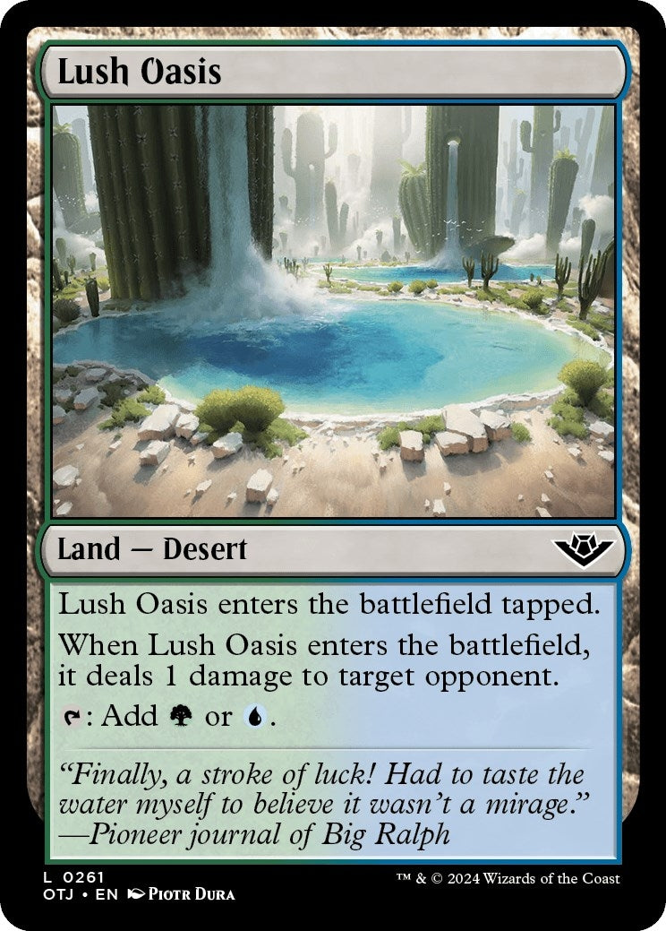 Image for Lush Oasis (261) - Magic: The Gathering