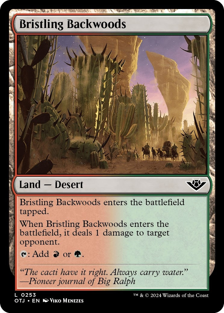 Image for Bristling Backwoods (253) - Magic: The Gathering