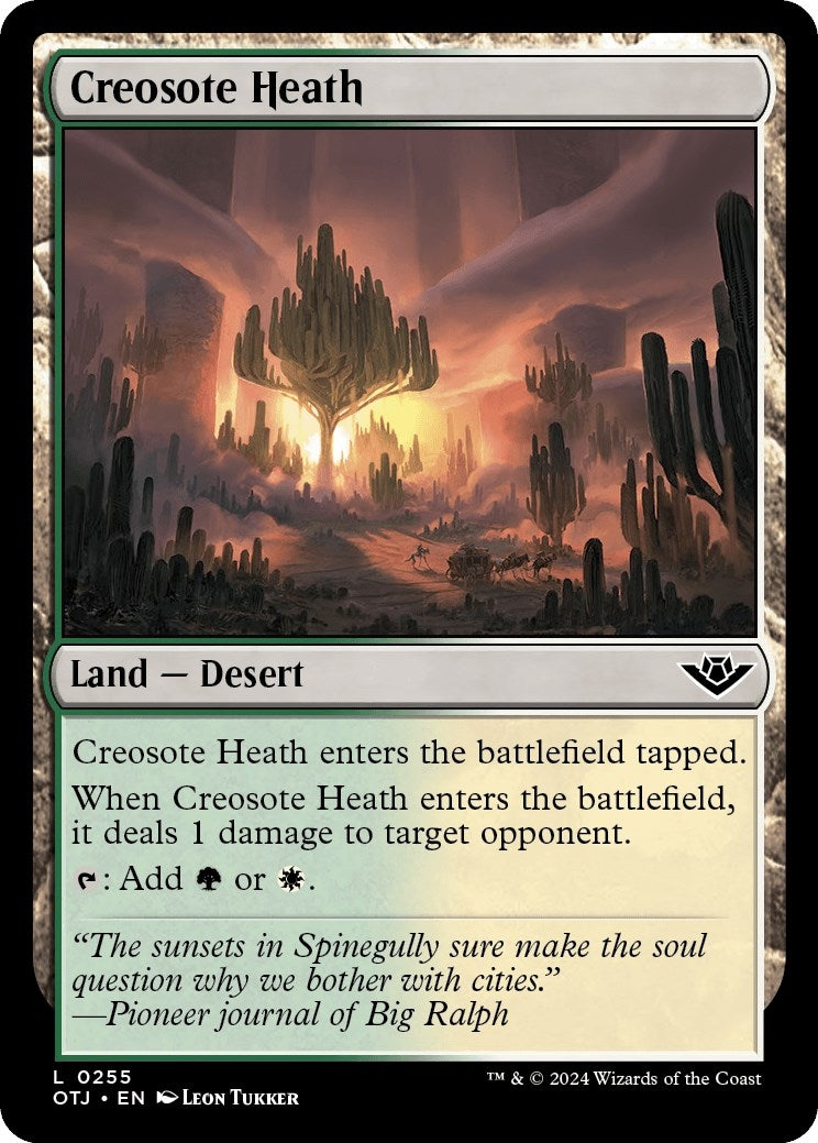 Image for Creosote Heath (255) - Magic: The Gathering
