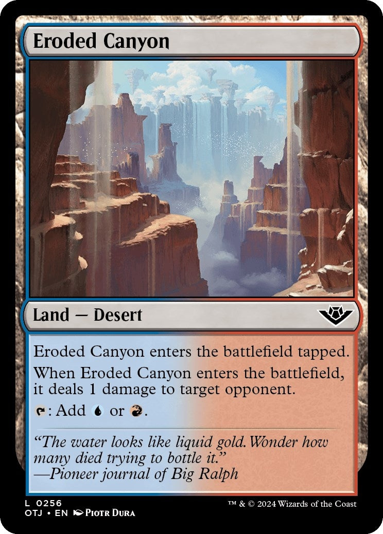 Image for Eroded Canyon (256) - Magic: The Gathering