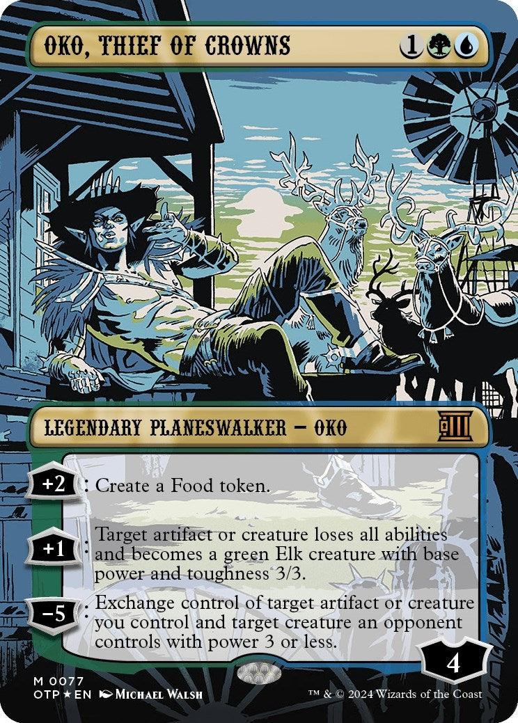 Image for Oko, Thief of Crowns (Textured Foil) (77) - Magic: The Gathering