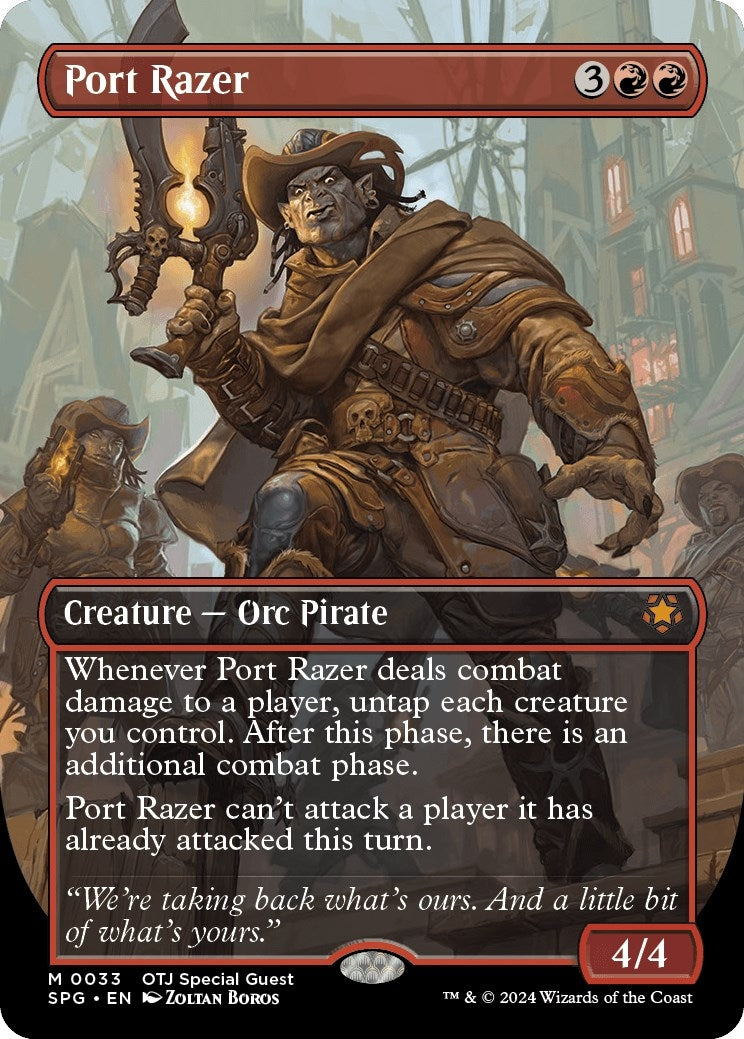 Image for Port Razer (Borderless) (33) - Magic: The Gathering
